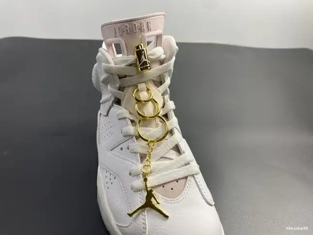 Cheap TBkick Jordan (W) 6 DH9696-100 Air Hoops Retro Gold 0420
